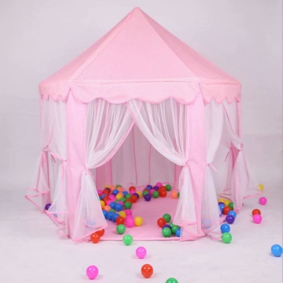 Палатка детская игровая Розовый Шатер-3